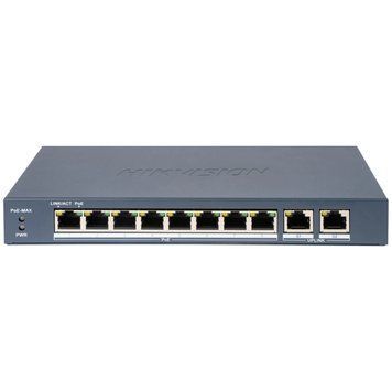 Hikvision DS-3E1310P-EI(B) PoE Коммутатор 10 портов управляемый 99-10027152 фото