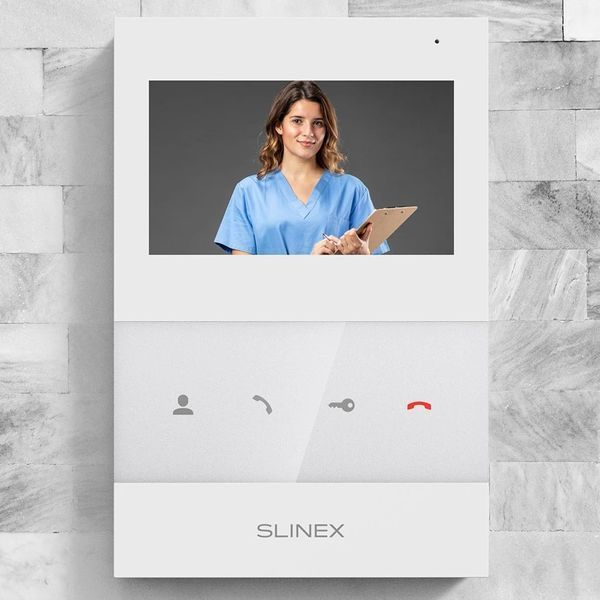 Slinex SQ-04 White + ML-17HR Graphite Комплект видеодомофона 99-00024899 фото