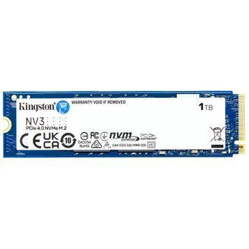 Kingston 1TB NV3 SSD M.2 2280 PCIe 4.0 NVMe Накопитель 99-10034817 фото