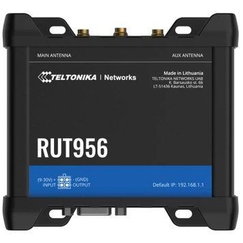 Teltonika RUT956 з 4G LTE, Wi-Fi, RS-232, RS-485 Промисловий стільниковий маршрутизатор 99-10026557 фото