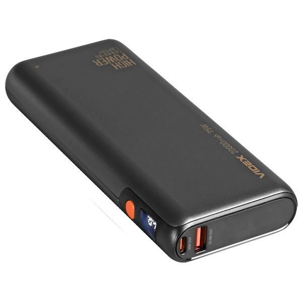 VIDEX VPB-202C 75W Black 20000mAh Повербанк 99-10027791 фото